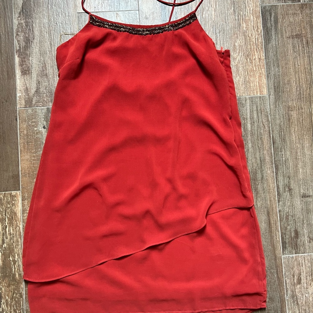 Ladies Rust color dress